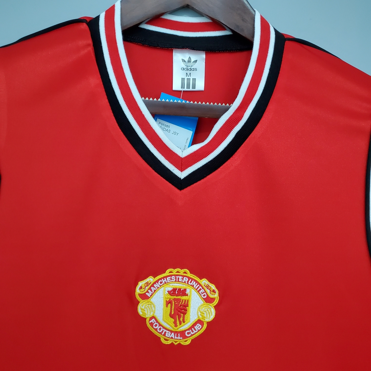 Retro Manchester United 85/86 home Soccer Jersey