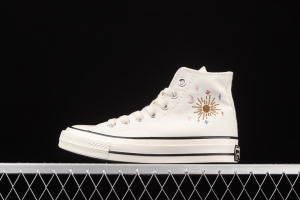 Converse Chuck 70 embroidered Star High Top Leisure Board shoes 572431C