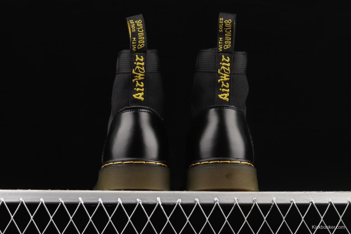 Dr.martens Martin boots 1466 series bright leather splicing six-hole Gaobang BLAKE