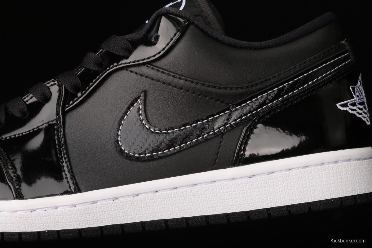 Air Jordan 1 Low ASW low-top all-Star patent leather black low-top basketball shoes DD1650-001