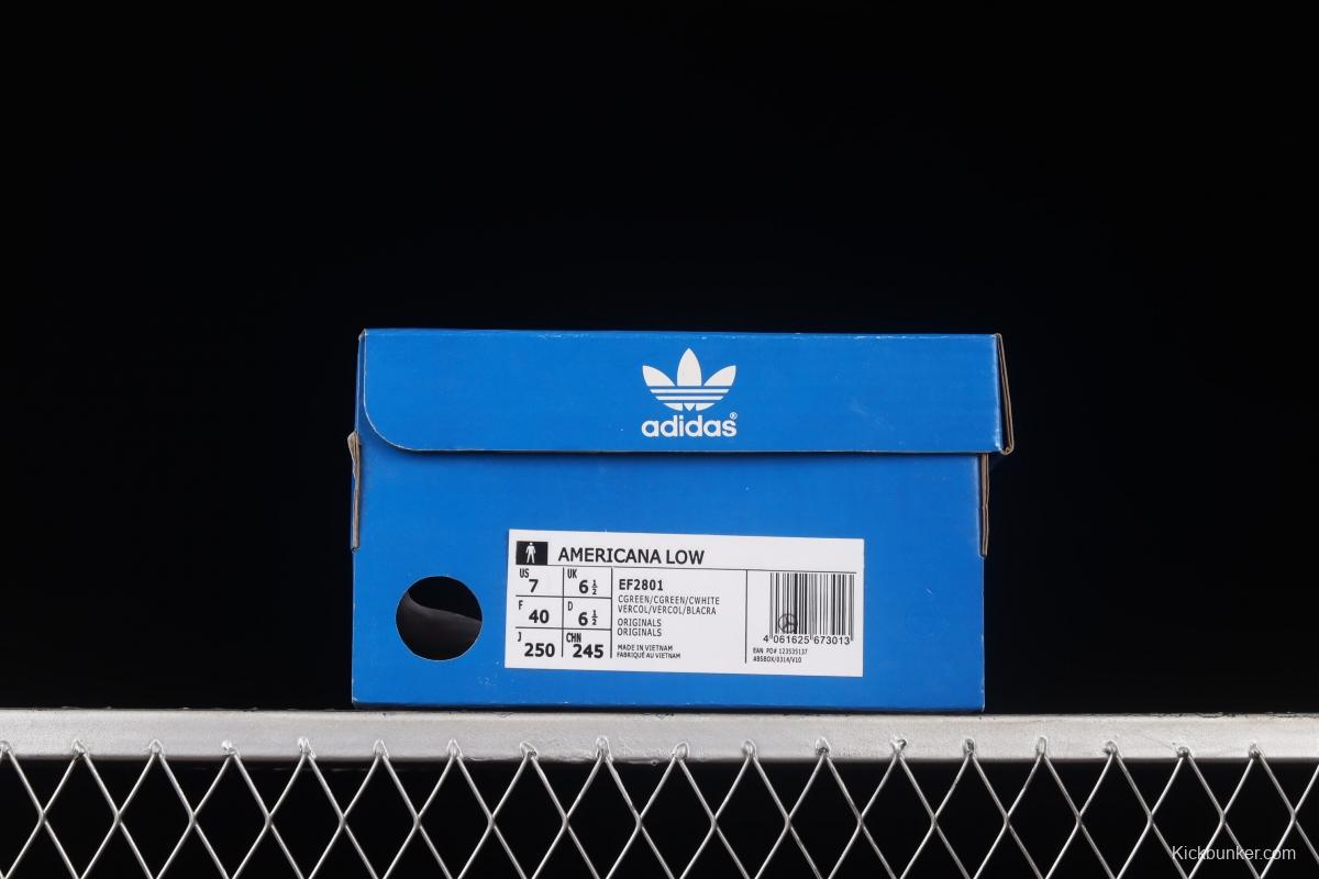 Adidas Originals Americana low EF2801 clover breathable fabric face campus wind low upper board shoes