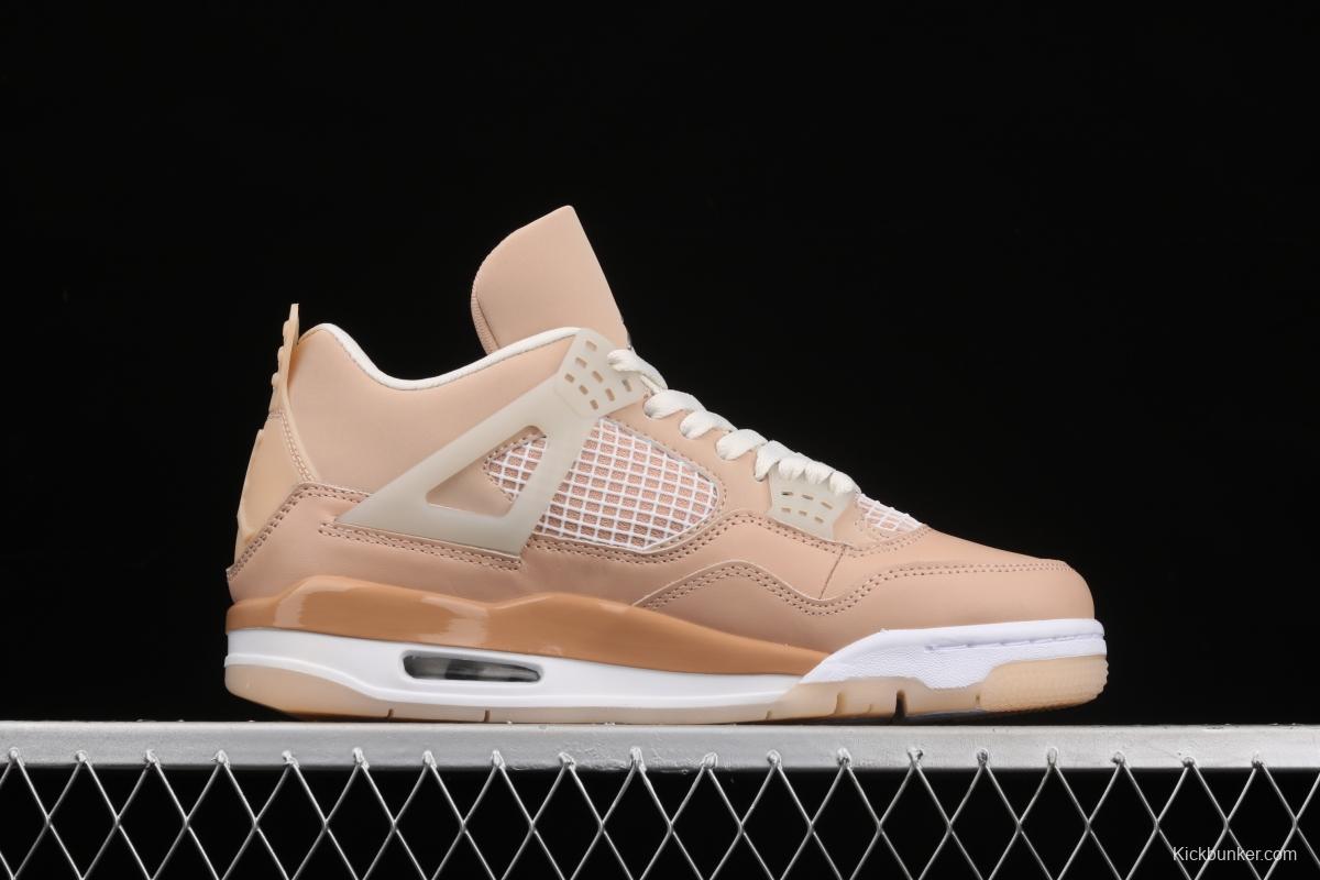 Air Jordan 4 Shimmer khaki light color DJ0675-200