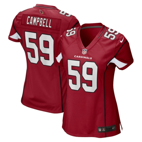 Women's De'Vondre Campbell Cardinal Player Limited Team Jersey