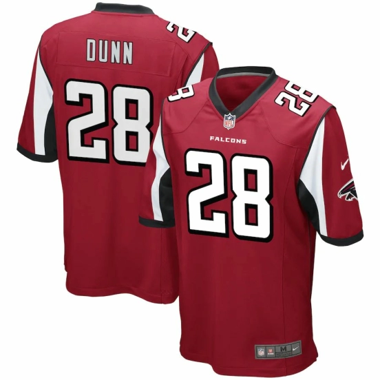 Men's Warrick Dunn Red Retired Player Limited Team Jersey