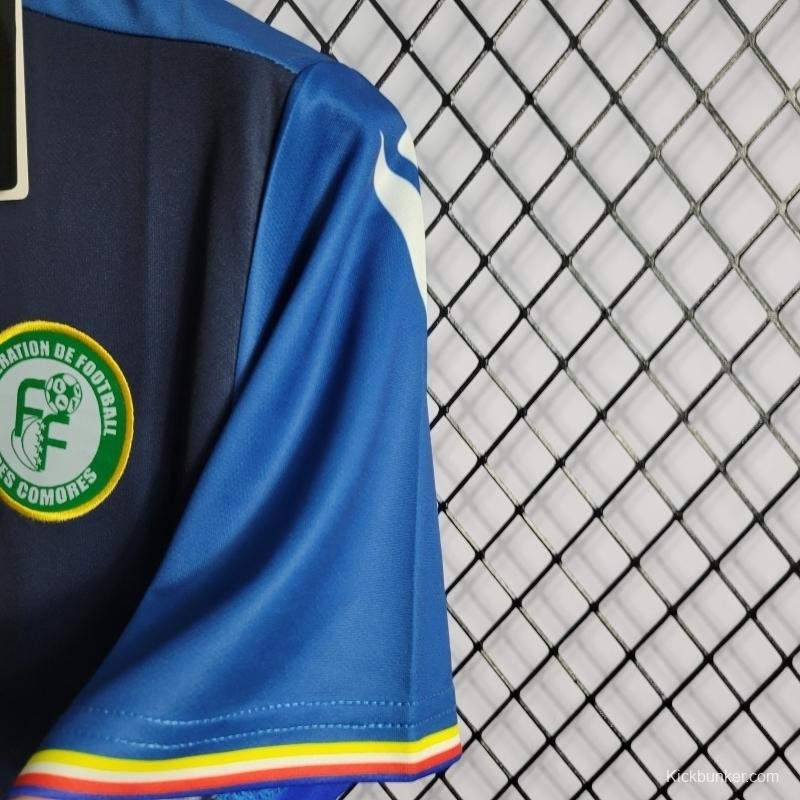 22/23 Comoros Third Sapphire Soccer Jersey