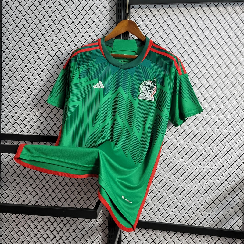 Retro 2022 Mexico Home Soccer Jersey