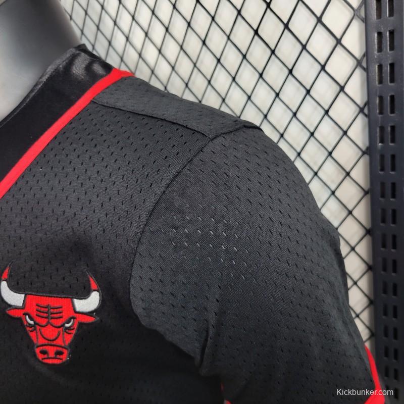 NBA Bull Stadium Black Jersey