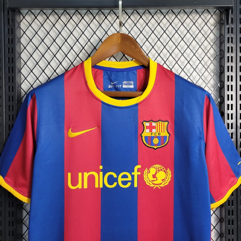 Retro 10/11 Barcelona Home Jersey