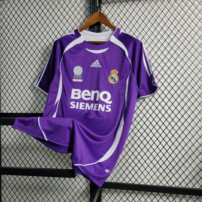 Retro 06/07 Real Madrid Third Purple Jersey