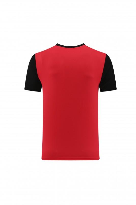 23/24 NIKE Black/Red Short Sleeve Jersey+Pants