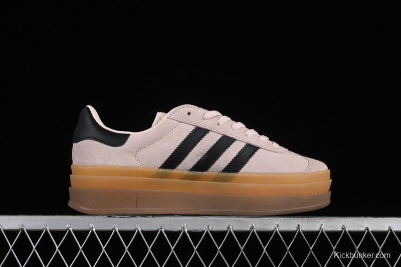Adidas Originals Gazelle Bold IE0429 Low-Top Sneakers with Thick Sole for Casual Wear, Slip-Resistant and Durable