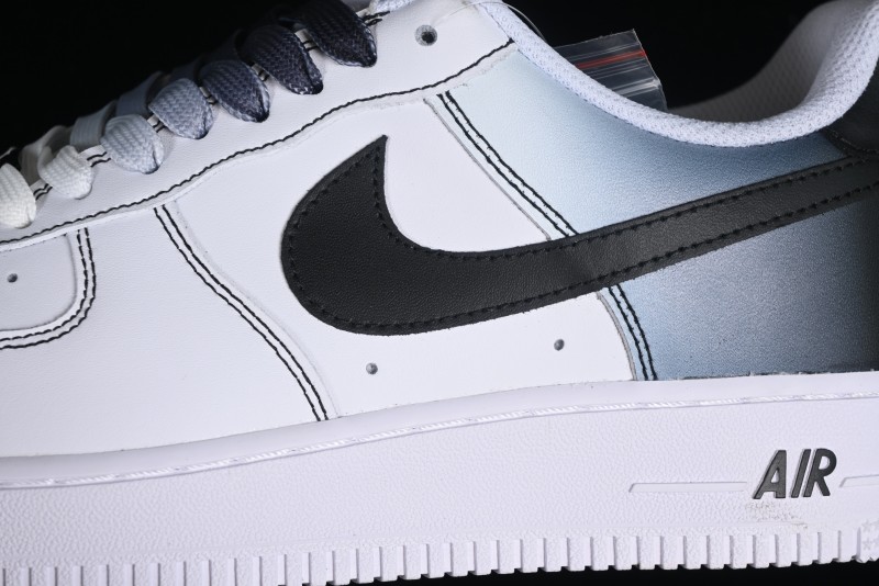 Nike Air Force 1 '07 Low Custom Anime Theme Gradient Brown Swoosh Casual Sneakers - FN0366-103