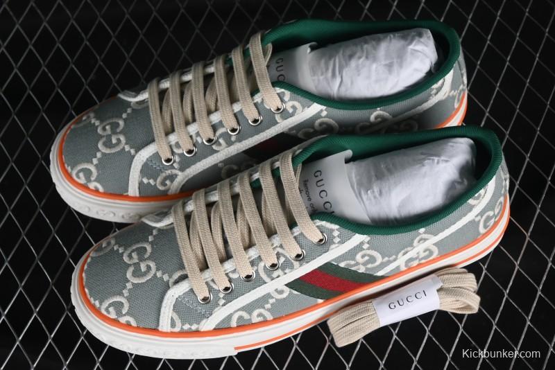 Gucci Tennis 1977 Print Sneaker Retro Casual Canvas Shoes - 02JPO9064