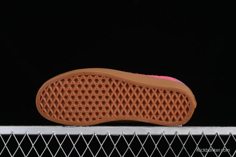 Vans Vault Og Sport Low Retro Suede Canvas Vulcanized Shoes in Dragon Fruit - VN000CQRCHL
