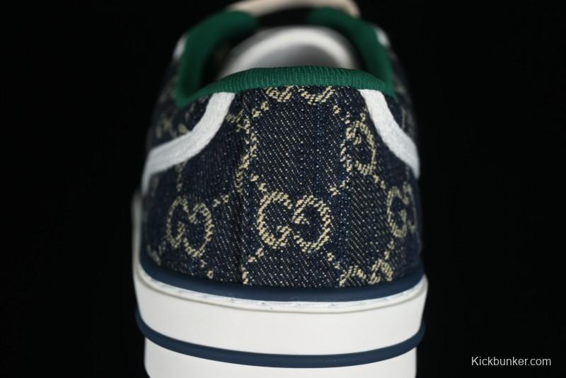Gucci Tennis 1977 Print Sneaker Retro Casual Canvas Shoes - 02JPO9064