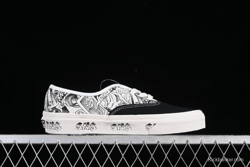 Vans Og Authentic Lx Low-Top Casual Skate Shoes - VN0A4BV9676