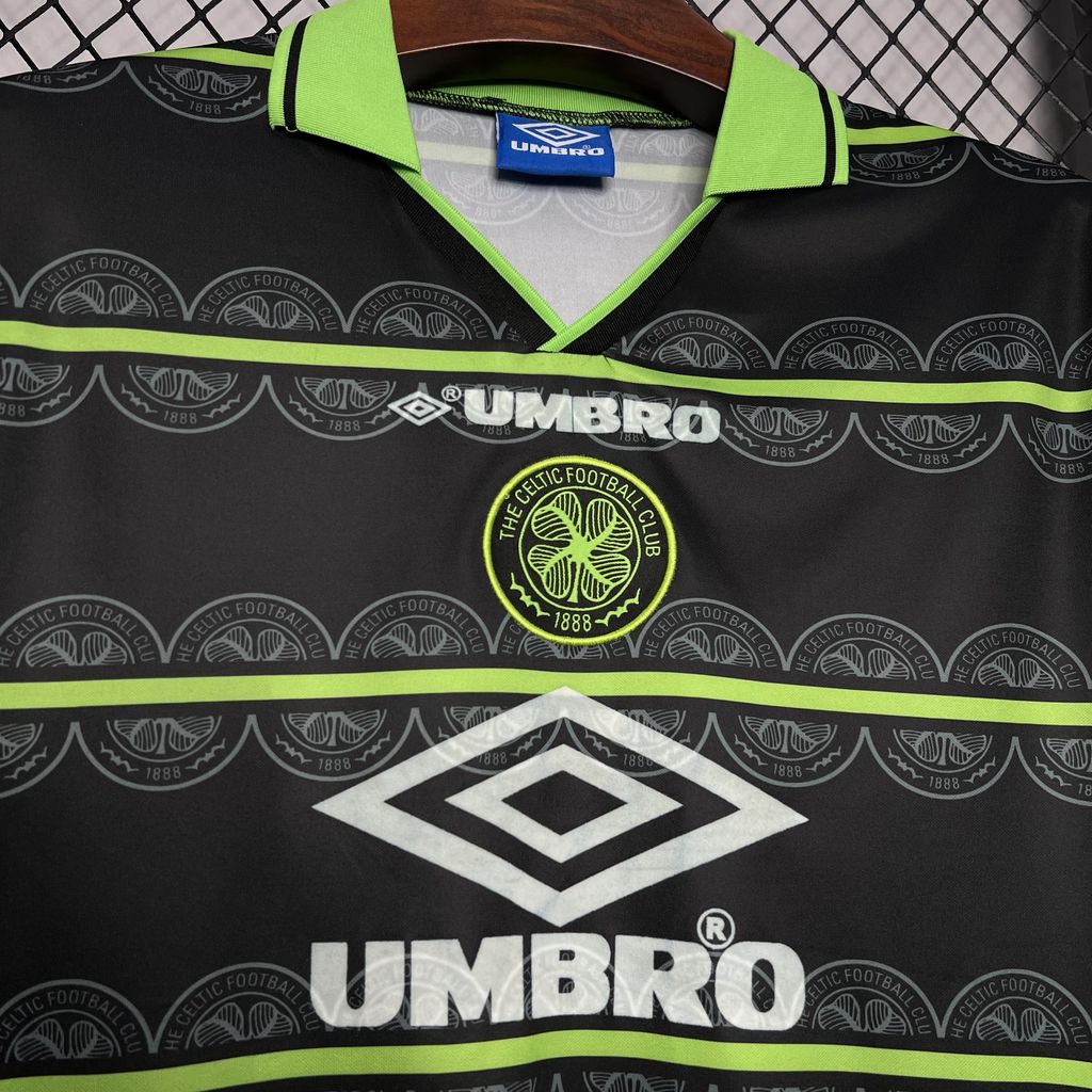 Retro 98/99 Celtic Away Black Jersey