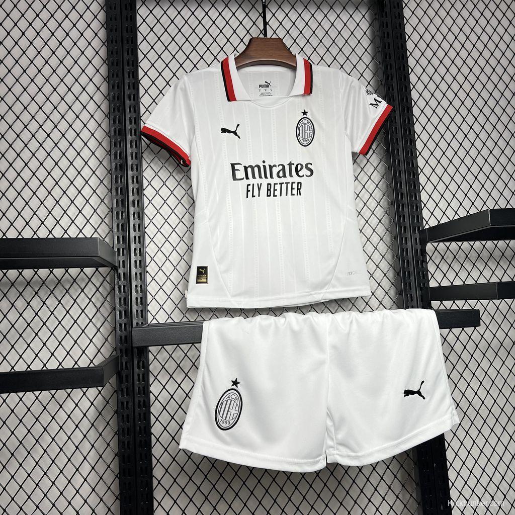 24/25 Kids AC Milan Away Jersey