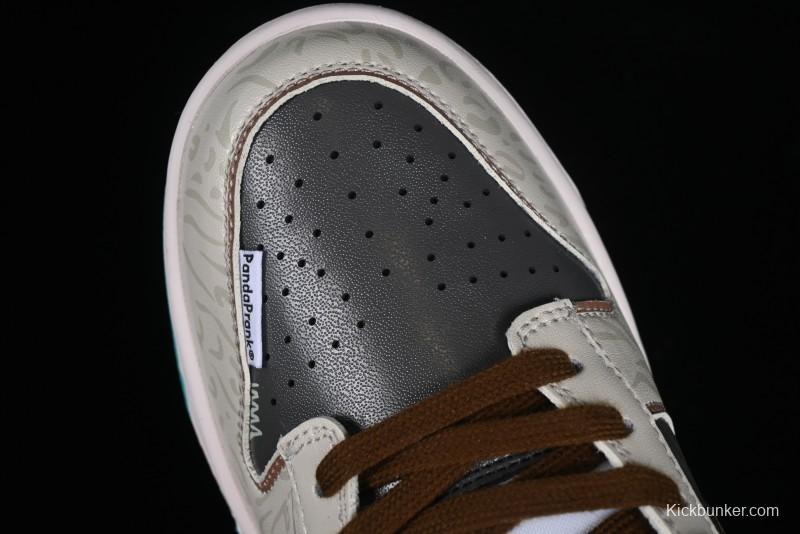 Nike Dunk Low Panda Prank Spring Touchdown Spring Forward Brown Green SB Strap Low Top Casual Skate Shoes - DV0834-101