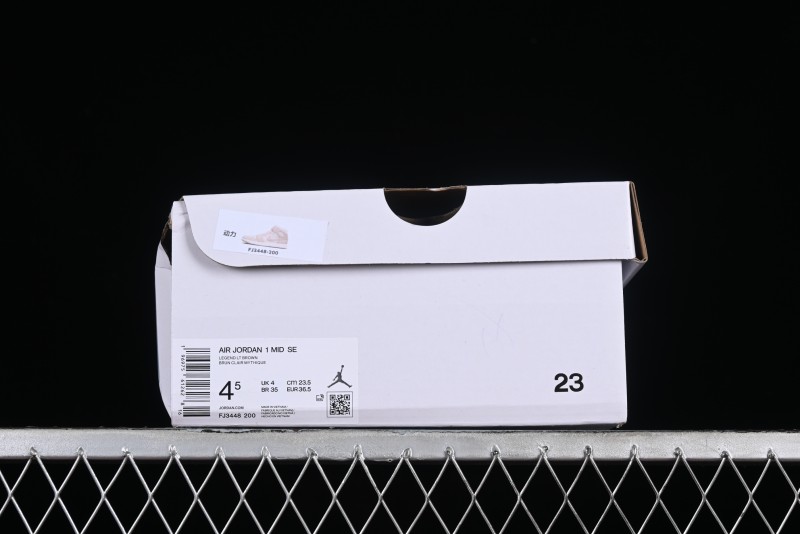 Nike Air Jordan 1 Mid AJ1 Khaki Mid-Top Basketball Shoes - FJ3448-200