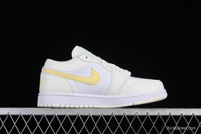 Nike Air Jordan 1 Low AJ1 Lemon Yellow Low-Top Casual Sneakers - FV8486-181