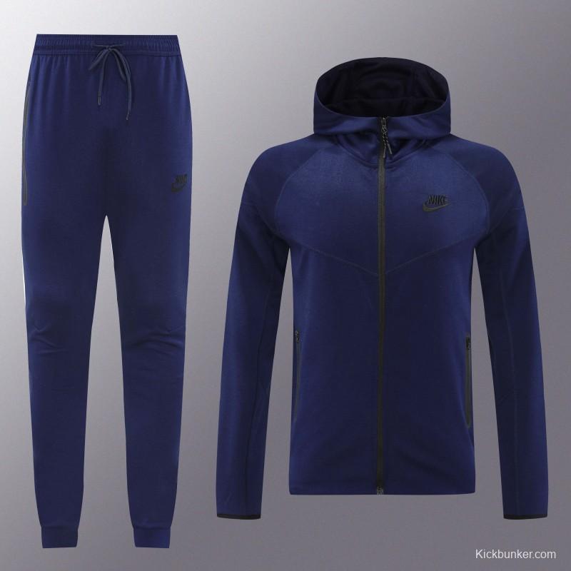 24/25 Nike Navy Hoodie Full Zipper Jacket +Long Pants