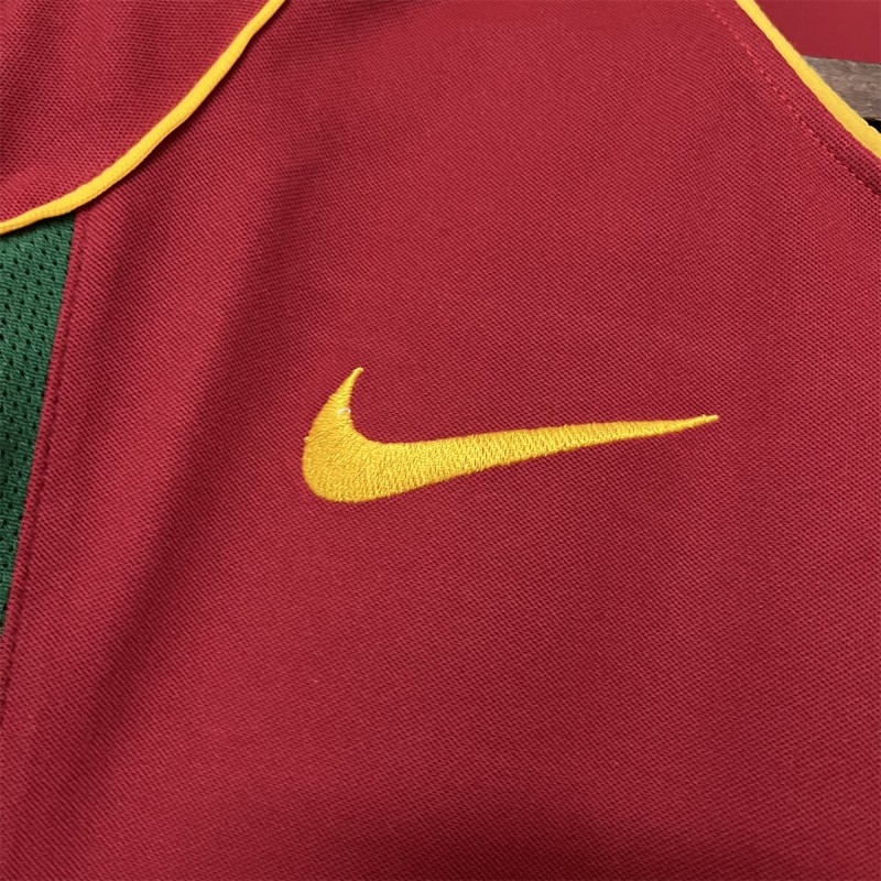 2002 Retro Portugal Home Jersey