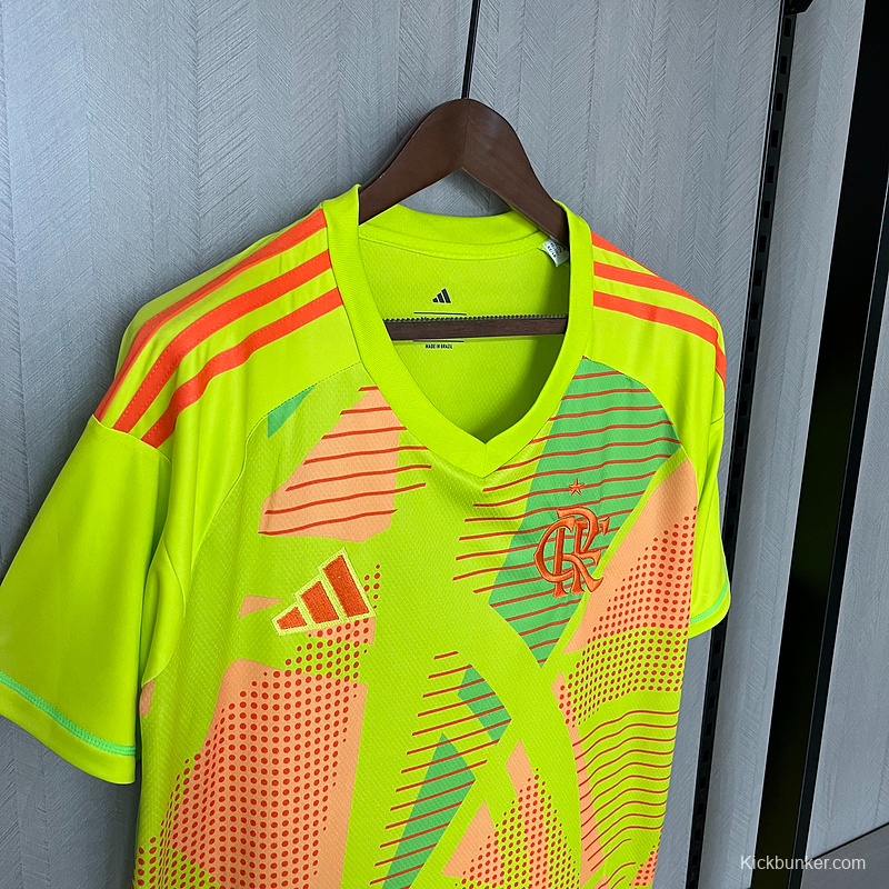 25/26 Flamengo Goalkeeper Fluorescent Green Jersey S-XXXXL