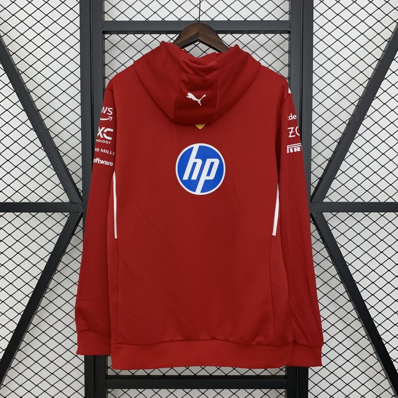 2025 F1 Formula Farrari Red Hoodie