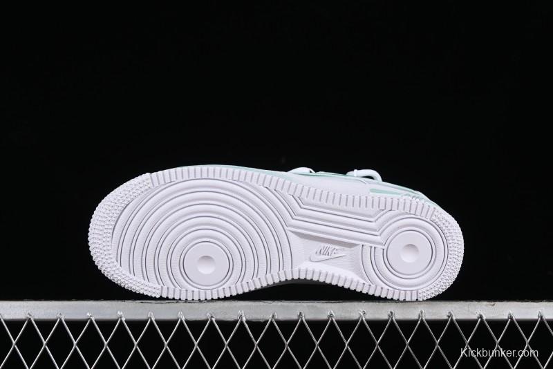 Nike Air Force 1 '07 Low Anime Themed Custom Swoosh Strap Casual Sneakers - ZH0316-023