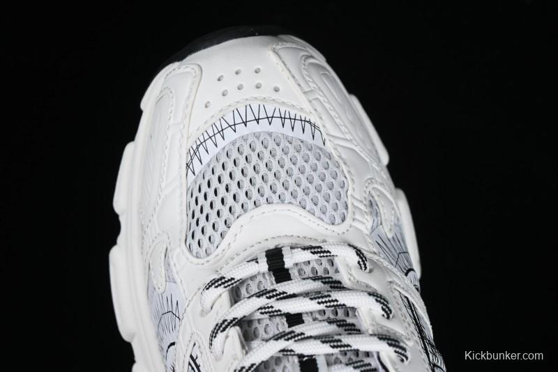 Dior Chrono Round Toe Lace-Up Lifestyle Casual Running Shoes - 59K GREY