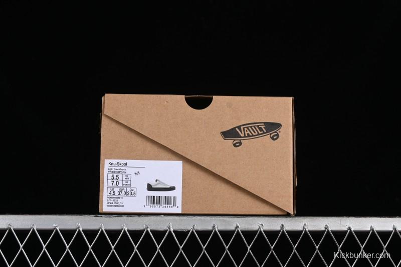 Vans Old Skool Reissue 136 Retro Casual Vulcanized Sneakers in Gray Blue White - VN000CRPGRN