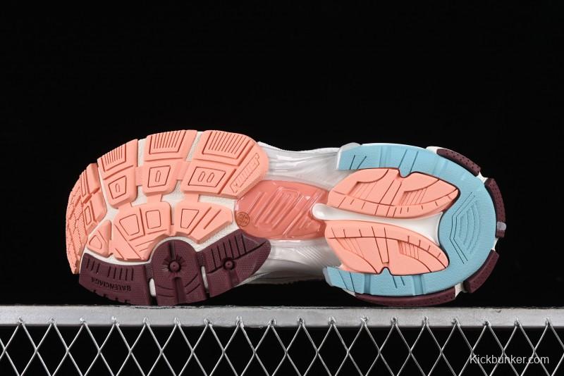 Balenciaga Runner Kith Four Color Retro Casual Sneakers - W3RNY0326