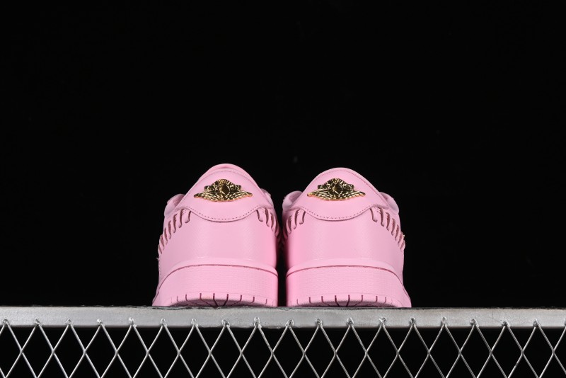 Nike Air Jordan 1 Low "Method of Make" Casual Sneakers with Woven Detailing - FN5032-600
