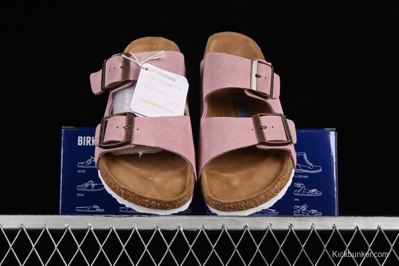 Birkenstock Arizona Soft Footbed Sandals with Suede Leather and Lambswool Lining - G.D4