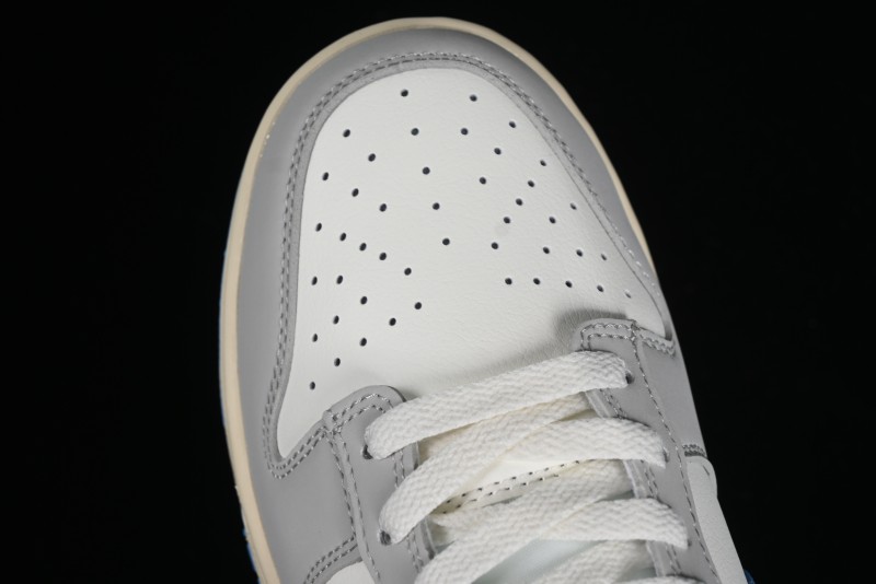 Nike Dunk Low SB "Athletic Department" Grey Blue Leather Skateboarding Shoes - FN7488-133