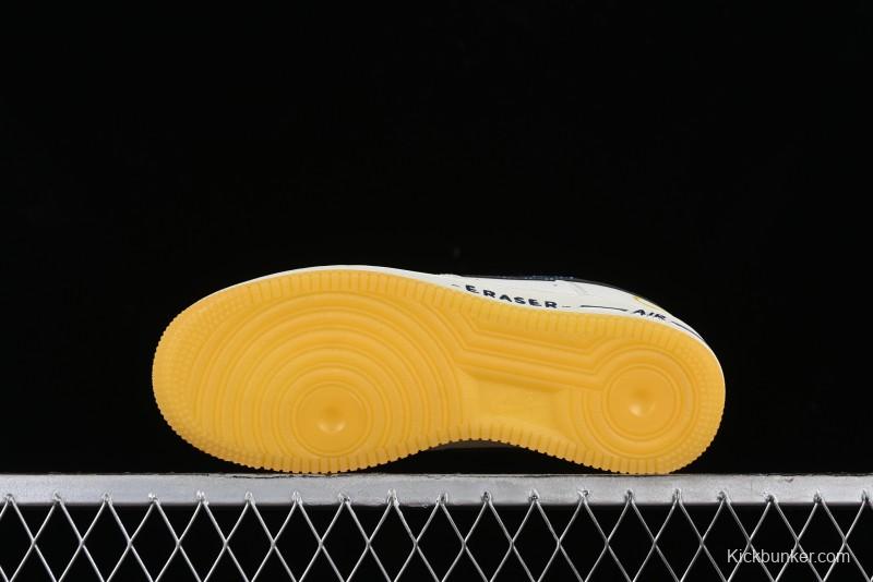 Nike Air Force 1 '07 Low "Eraser" Casual Sneakers - XC2351-330