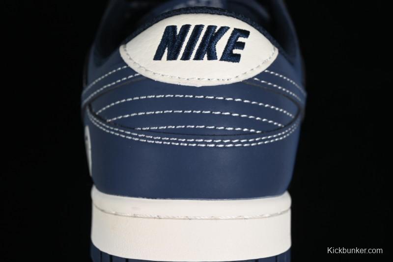 Nike SB Dunk Low BAPE Collaboration - Light Blue Grey Anniversary High-End Custom Low-Top Casual Skate Shoes - BB8969-001