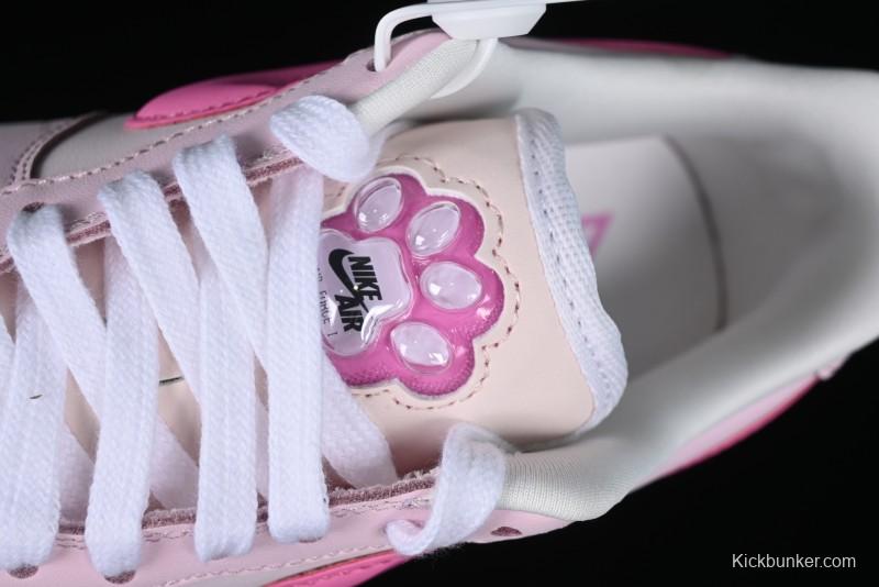 Nike Air Force 1 '07 Low White Pink Casual Sneakers - HM3696-661
