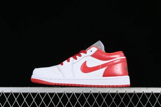 Nike Air Jordan 1 Low AJ1 White Red Casual Sneakers - FQ1935-018