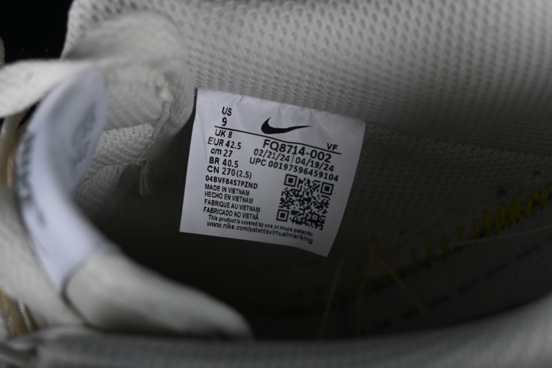 Nike Air Force 1 '07 Low Casual Sneakers with Full-Length Air Cushion - FQ8714-002