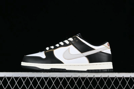 Nike HUF x SB Dunk Low "San Francisco" Black White Panda Skateboarding Shoes - FD8775-001