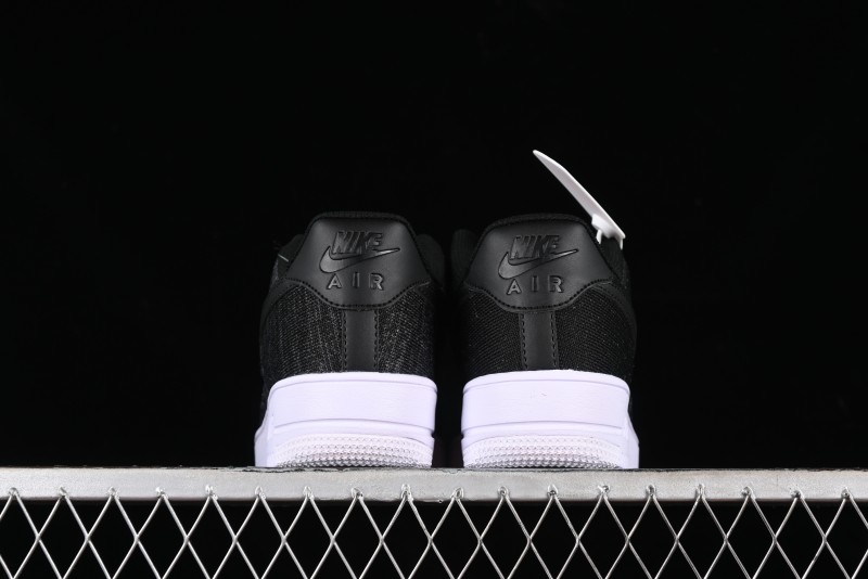 Nike Air Force 1 '07 Low 2.0 Black Flyknit Casual Sneakers - CI0051-300