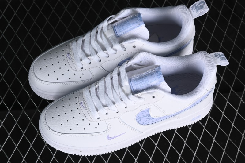 Nike Air Force 1 '07 Low Hazy Purple Casual Sneakers with Full-Length Air Solo Cushion - FB8971-800