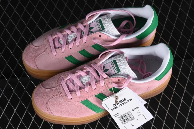 Adidas Originals Gazelle Bold IE0420 Low-Top Sneakers with Thick Sole for Casual Wear - IE0420