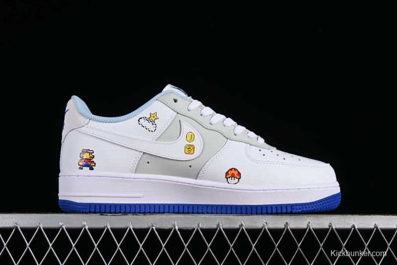 Nike Air Force 1'07 Low "Mario" Casual Sneakers - FB1844-222