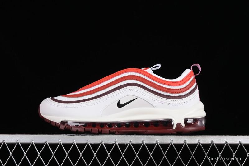 Nike Air Max 97 Retro Running Shoes with Full-Sole Air Cushion - FN6957-101