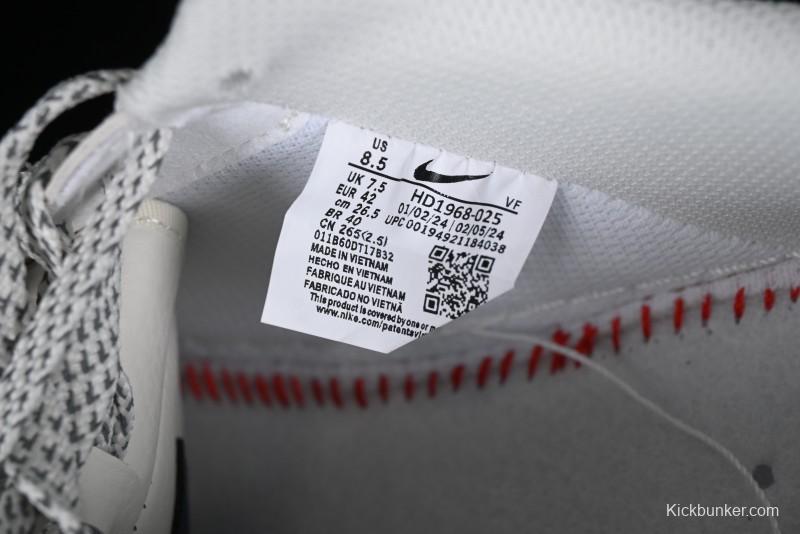 Supreme x Nike Air Force 1 '07 Low Collaboration Dark Blue Casual Sneakers - HD1968-025