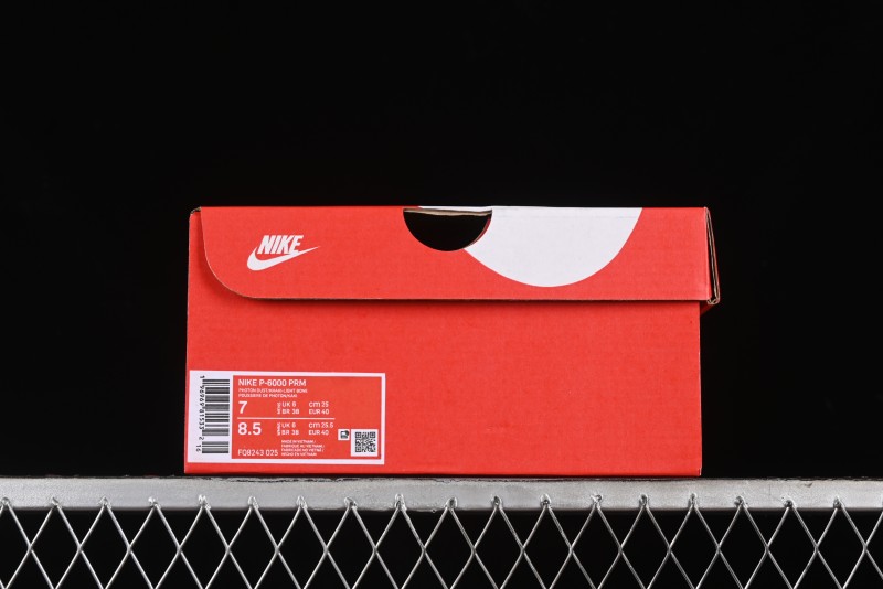 Nike P-6000 Premium Retro Casual Sneakers with Layered Design - FQ8243-025
