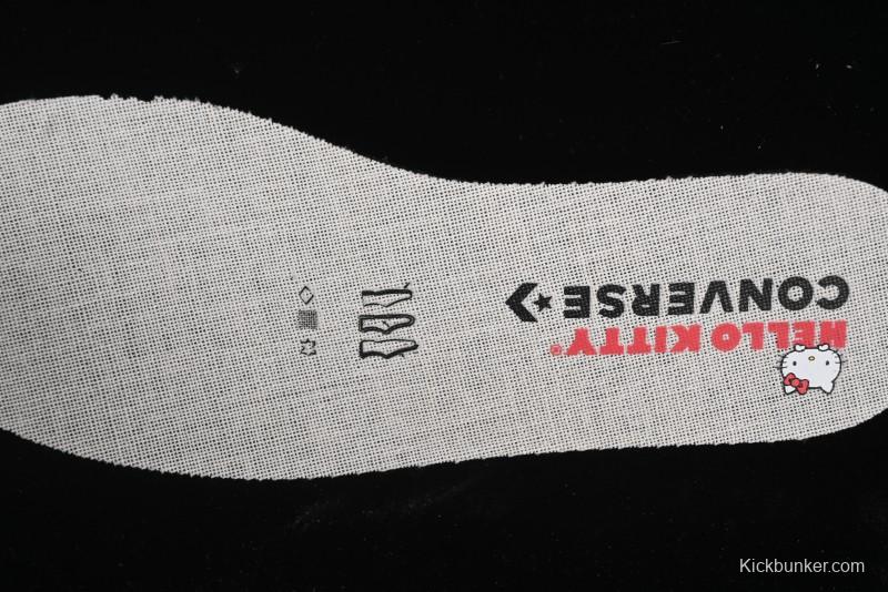 Converse One Star x Hello Kitty Low Top Casual Sneakers with Crystal Outsole and Replaceable Laces - 162937C